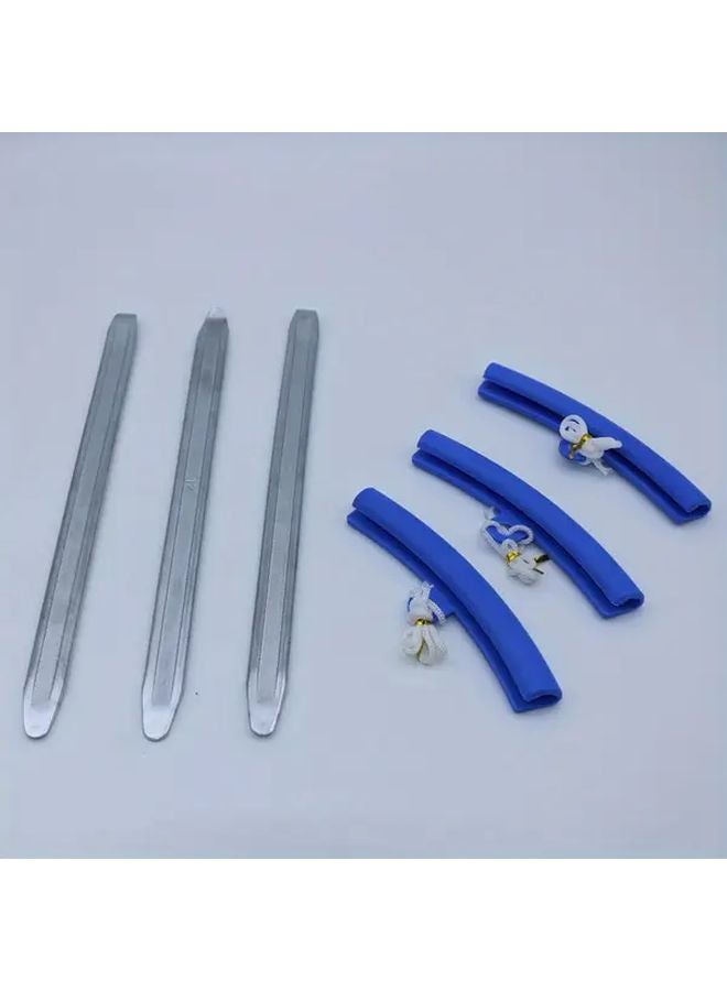 Motorcycle Bike Tire Lever Tool Kit 19 Pcs with Steel Ring Cover Valve Core Wrench - Image 4